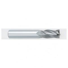 18mm Dia. x 102mm Overall Length 4-Flute Square End Solid Carbide SE End Mill-Round Shank-Center Cutting-TiALN - Best Tool & Supply