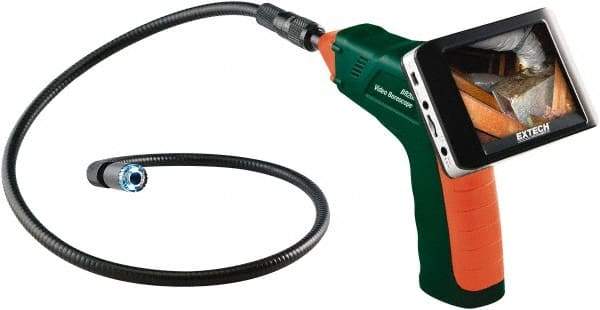 Extech - Video Borescope - 17 mm Probe Diameter, 3.5 Inch LCD Display, 320 x 240 Resolution - Best Tool & Supply