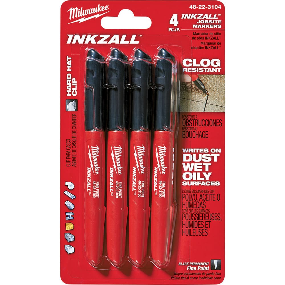 UV Marker: Black, AP Non-Toxic 4 Pc