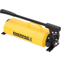 Enerpac - Manual Hydraulic Pumps Number of Stages: 2.000 Oil Volume Per Stroke (Cu. In.): 1.00 - Best Tool & Supply