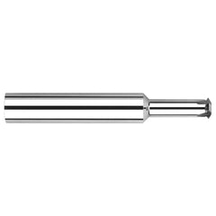 Single Profile Thread Mill: #5-40 to #5-44, 40 to 44 TPI, Internal & External, 4 Flutes, Solid Carbide 3/16″ Shank Dia, 2″ OAL, Bright/Uncoated