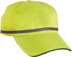 Ergodyne - Size Universal, General Purpose Baseball Cap - Lime Solid Pattern, Polyester - Best Tool & Supply