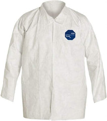 Dupont - Size XL, White, General Purpose, Long Sleeve Shirt - 41-3/4 to 45-1/4 Inch Chest, 33-7/8 Inch Long, Tyvek - Best Tool & Supply