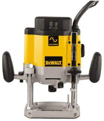 DeWALT - 8,000 to 22,000 RPM, 3 HP, 15 Amp, Plunge Base Electric Router - 1/4 and 1/2 Inch Collet - Best Tool & Supply