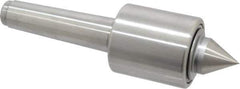 Made in USA - MT4 Taper Shank, 2-1/2" Head Diam 2,890 Lb Capacity Live Center - 2-11/16" Head Length, 1-1/4" Point Diam, 1-1/2" Point Len, 8-5/8" OAL, Standard Point - Best Tool & Supply