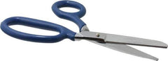Heritage Cutlery - 2-3/16" LOC, 6-1/4" OAL Standard Shears - Bent Handle, For General Purpose Use - Best Tool & Supply