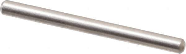 Value Collection - 1/16" Diam x 3/4" Pin Length 316 Stainless Steel Standard Dowel Pin - Bright Finish, 2 Beveled End - Best Tool & Supply