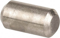 Value Collection - 1/8" Diam x 1/4" Pin Length 316 Stainless Steel Standard Dowel Pin - Bright Finish, 2 Beveled End - Best Tool & Supply