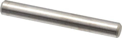 Value Collection - 1/8" Diam x 1" Pin Length 316 Stainless Steel Standard Dowel Pin - Bright Finish, 2 Beveled End - Best Tool & Supply