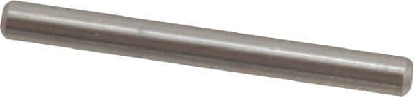 Value Collection - 1/8" Diam x 1-1/4" Pin Length 316 Stainless Steel Standard Dowel Pin - Bright Finish, 2 Beveled End - Best Tool & Supply