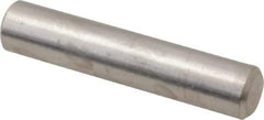 Value Collection - 1/4" Diam x 1-1/4" Pin Length 316 Stainless Steel Standard Dowel Pin - Bright Finish, 2 Beveled End - Best Tool & Supply