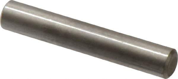 Value Collection - 1/4" Diam x 1-1/2" Pin Length 316 Stainless Steel Standard Dowel Pin - Bright Finish, 2 Beveled End - Best Tool & Supply