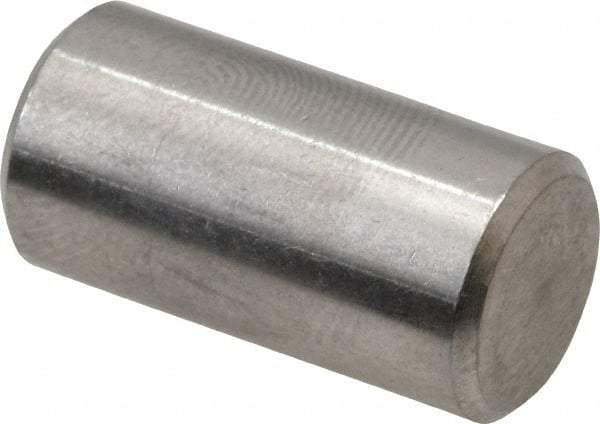 Value Collection - 3/8" Diam x 3/4" Pin Length 316 Stainless Steel Standard Dowel Pin - Bright Finish, 2 Beveled End - Best Tool & Supply