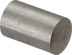 Value Collection - 4mm Diam x 6mm Pin Length 316 Stainless Steel Standard Dowel Pin - Bright Finish, 1 Rounded End - Best Tool & Supply