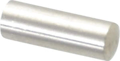 Value Collection - 5mm Diam x 14mm Pin Length 316 Stainless Steel Standard Dowel Pin - Bright Finish, 1 Rounded End - Best Tool & Supply