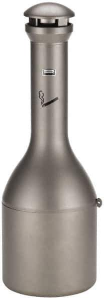 Rubbermaid - 4.1 Gal Stainless Steel Cigarette & Cigar Receptacle - 13" Wide x 39" High - Best Tool & Supply