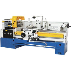 Summit - 18-1/4" Swing, 60" Between Centers, 120 Volt, Triple Phase Toolroom Lathe - 5MT Taper, 10 hp, 32 to 1,500 RPM, 3-1/8" Bore Diam, 44" Deep x 63" High x 114" Long - Best Tool & Supply