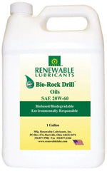 1 Gallon Bottle, ISO 150, SAE 20W-60, Rock Drill Oil -11 to 250°F, Viscosity (cSt) 147 at 40°C, 26.1 at 100°C