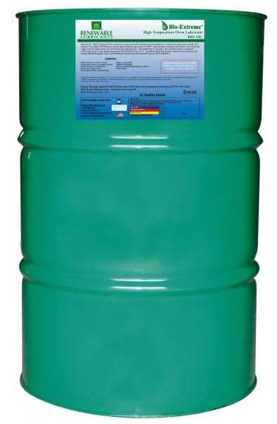 Renewable Lubricants - 55 Gal Drum Synthetic/Graphite Lubricant - White, -28°F to 2,000°F, Food Grade - Best Tool & Supply