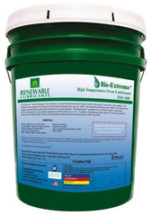 Renewable Lubricants - 5 Gal Pail Synthetic/Graphite Lubricant - White, -28°F to 2,000°F, Food Grade - Best Tool & Supply