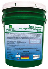 Renewable Lubricants - 5 Gal Pail Synthetic/Graphite Lubricant - White, -28°F to 2,000°F, Food Grade - Best Tool & Supply