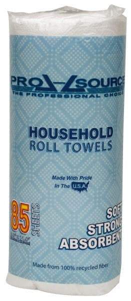 PRO-SOURCE - Perforated Roll of 2 Ply White Paper Towels - 11" Sheet Length - Best Tool & Supply