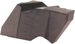 Kennametal - 4125NR K Grade KCU10, 6.35mm Cutting Width Carbide Grooving Insert - 1/4" Max Depth of Cut, Right Hand, 1/8" Corner Radius, AlTiN Finish - Best Tool & Supply