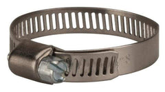 Value Collection - SAE Size 20, 3/4 to 1-3/4" Diam, Stainless Steel/Carbon Steel Worm Drive Clamp - 5/16" Wide, Material Grade 301 - Best Tool & Supply