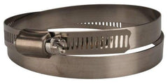 Value Collection - SAE Size 116, 5-3/4 to 7-3/4" Diam, Stainless Steel Worm Drive Clamp - 1/2" Wide, Material Grade 201 - Best Tool & Supply