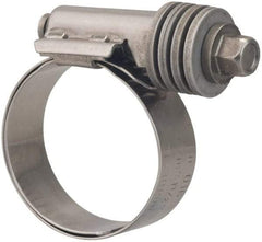 Value Collection - 13/16 to 1-1/2" Hose, 9/16" Wide x 0.6" Thick, Constant Torque Clamp - 13/16 to 1-1/2" Diam, Grade 301 & 410 Stainless Steel Screw - Best Tool & Supply