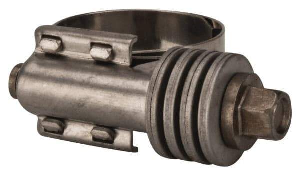 Value Collection - 11/16 to 1-1/4" Hose, 9/16" Wide x 0.6" Thick, Constant Torque Clamp - 11/16 to 1-1/4" Diam, Grade 301 & 410 Stainless Steel Screw - Best Tool & Supply