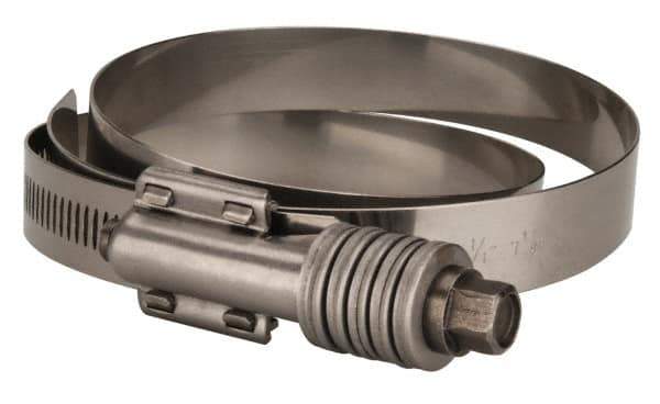 Value Collection - 6-1/4 to 7-1/8" Hose, 5/8" Wide x 0.7" Thick, Constant Torque Clamp - 6-1/4 to 7-1/8" Diam, Grade 301 & 410 Stainless Steel Screw - Best Tool & Supply