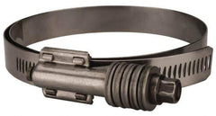 Value Collection - 3-3/4 to 4-5/8" Hose, 5/8" Wide x 0.7" Thick, Constant Torque Clamp - 3-3/4 to 4-5/8" Diam, Grade 301 & 410 Stainless Steel Screw - Best Tool & Supply