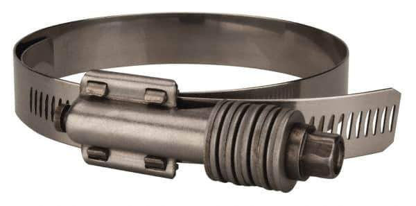 Value Collection - 3-1/4 to 4-1/8" Hose, 5/8" Wide x 0.7" Thick, Constant Torque Clamp - 3-1/4 to 4-1/8" Diam, Grade 301 & 410 Stainless Steel Screw - Best Tool & Supply