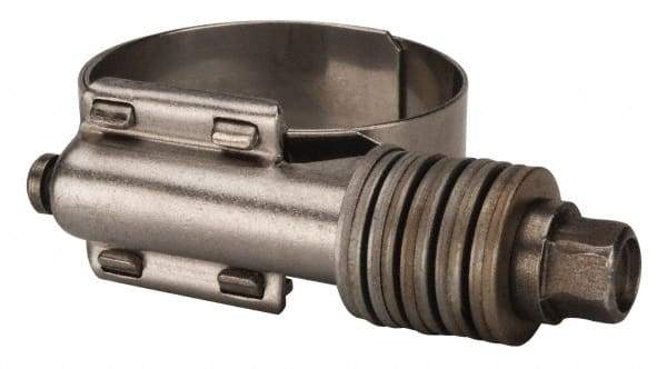 Value Collection - 1 to 1-3/4" Hose, 5/8" Wide x 0.7" Thick, Constant Torque Clamp - 1 to 1-3/4" Diam, Grade 301 & 410 Stainless Steel Screw - Best Tool & Supply