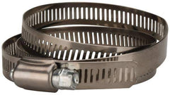 Value Collection - SAE Size 128, 2-1/2 to 8-1/2" Diam, Stainless Steel/Carbon Steel Worm Drive Clamp - 1/2" Wide, Material Grade 201 - Best Tool & Supply