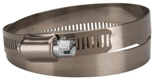 Value Collection - SAE Size 104, 5 to 7" Diam, Stainless Steel/Carbon Steel Worm Drive Clamp - 1/2" Wide, Material Grade 201 - Best Tool & Supply