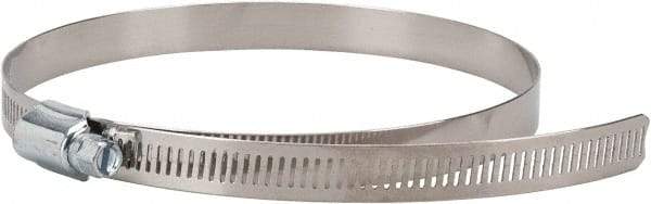 Value Collection - SAE Size 96, 4-1/2 to 6-1/2" Diam, Stainless Steel/Carbon Steel Worm Drive Clamp - 1/2" Wide, Material Grade 201 - Best Tool & Supply