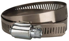 Value Collection - SAE Size 80, 3-1/2 to 5-1/2" Diam, Stainless Steel/Carbon Steel Worm Drive Clamp - 1/2" Wide, Material Grade 201 - Best Tool & Supply