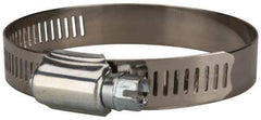 Value Collection - SAE Size 40, 2 to 3" Diam, Stainless Steel/Carbon Steel Worm Drive Clamp - 1/2" Wide, Material Grade 201 - Best Tool & Supply