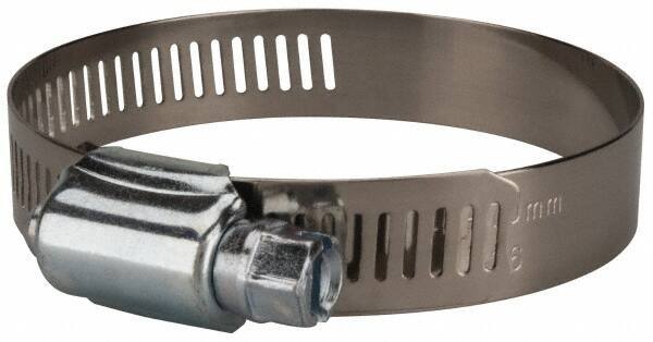 Value Collection - SAE Size 36, 1-3/4 to 2-3/4" Diam, Stainless Steel/Carbon Steel Worm Drive Clamp - 1/2" Wide, Material Grade 201 - Best Tool & Supply