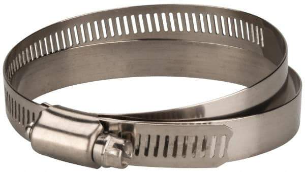 Value Collection - SAE Size 104, 5 to 7" Diam, Stainless Steel Worm Drive Clamp - 1/2" Wide, Material Grade 201 - Best Tool & Supply