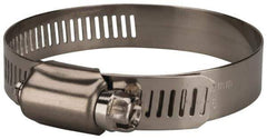 Value Collection - SAE Size 36, 1-3/4 to 2-3/4" Diam, Stainless Steel Worm Drive Clamp - 1/2" Wide, Material Grade 201 - Best Tool & Supply