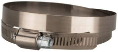 Value Collection - SAE Size 116, 5-3/4 to 7-3/4" Diam, Stainless Steel/Carbon Steel Worm Drive Clamp - 1/2" Wide, Material Grade 201 - Best Tool & Supply