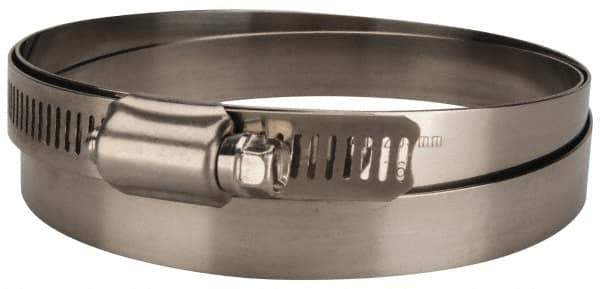 Value Collection - SAE Size 176, 9-1/2 to 11-1/2" Diam, Stainless Steel Worm Drive Clamp - 1/2" Wide, Material Grade 201 - Best Tool & Supply