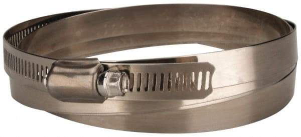 Value Collection - SAE Size 270, 15-3/8 to 17-3/8" Diam, Stainless Steel Worm Drive Clamp - 1/2" Wide, Material Grade 201 - Best Tool & Supply