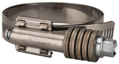 Value Collection - 2-1/4 to 3-1/8" Hose, 5/8" Wide x 0.7" Thick, Constant Torque Clamp - 2-1/4 to 3-1/8" Diam, Grade 304 Stainless Steel/Carbon Steel Screw - Best Tool & Supply