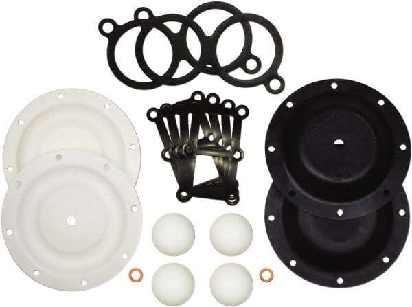 SandPIPER - 1" Pump, PTFE Fluid Section Repair Kit - For Use with Diaphragm Pumps - Best Tool & Supply