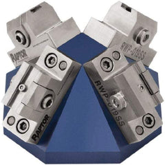 Raptor Workholding - 3/8" Jaw Width, 2.69" High Dovetail Vise - For Use with 4 & 5 Axis Workholding Systems - Best Tool & Supply