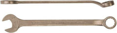 Ampco - 15mm 12 Point Combination Wrench - 8-7/8" OAL, Aluminum Bronze, Plain Finish - Best Tool & Supply